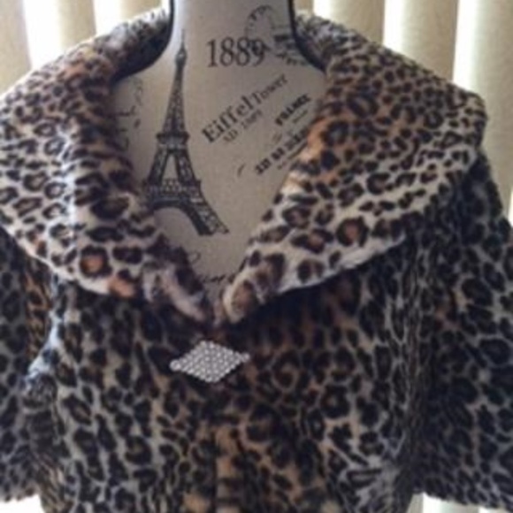 NWT! ALFANI ANIMAL PRINT FAUX FUR JACKET SIZE M - Picture 6 of 6